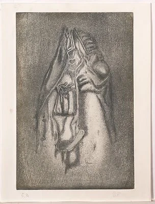 Dieter Pieper/ Diedee Pieper/ Radierung/ Worpswede / 1948-2001/ Maler Radierer - Bild 1 von 4