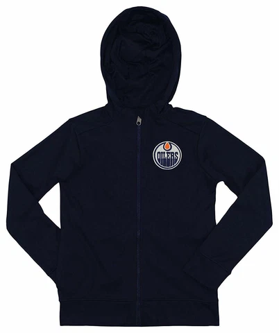 Outerstuff NHL Youth/Kids Edmonton Oilers Performance Full Zip Hoodie Cover