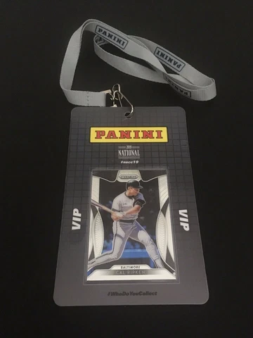2019 National NSCC Cal Ripken Jr. w/lanyard Panini Prizm VIP Pass exclusive RARE Cover