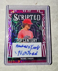 2024 Leaf Pop Century Scripted Pink Auto Michael O'Keefe /7 Caddyshack - Picture 1 of 2