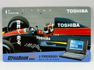 Toshiba Racing Car Japanese Used Telephone Card Made in Japan Japan Japanese - Picture 1 of 6