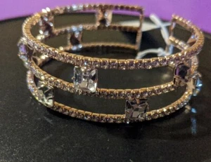 Brazalete Crystal Avenue Crystal Pave Oro Rosa #83439CR-RG - Imagen 1 de 10