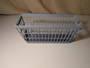Universal Dishwasher Silverware Basket Replacement - Gray Plastic Utensil Holder - Picture 1 of 3