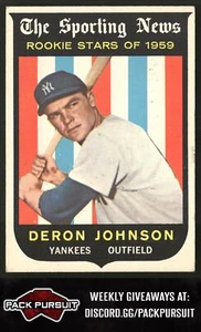 1959 Topps #131 Deron Johnson - Imagen 1 de 2