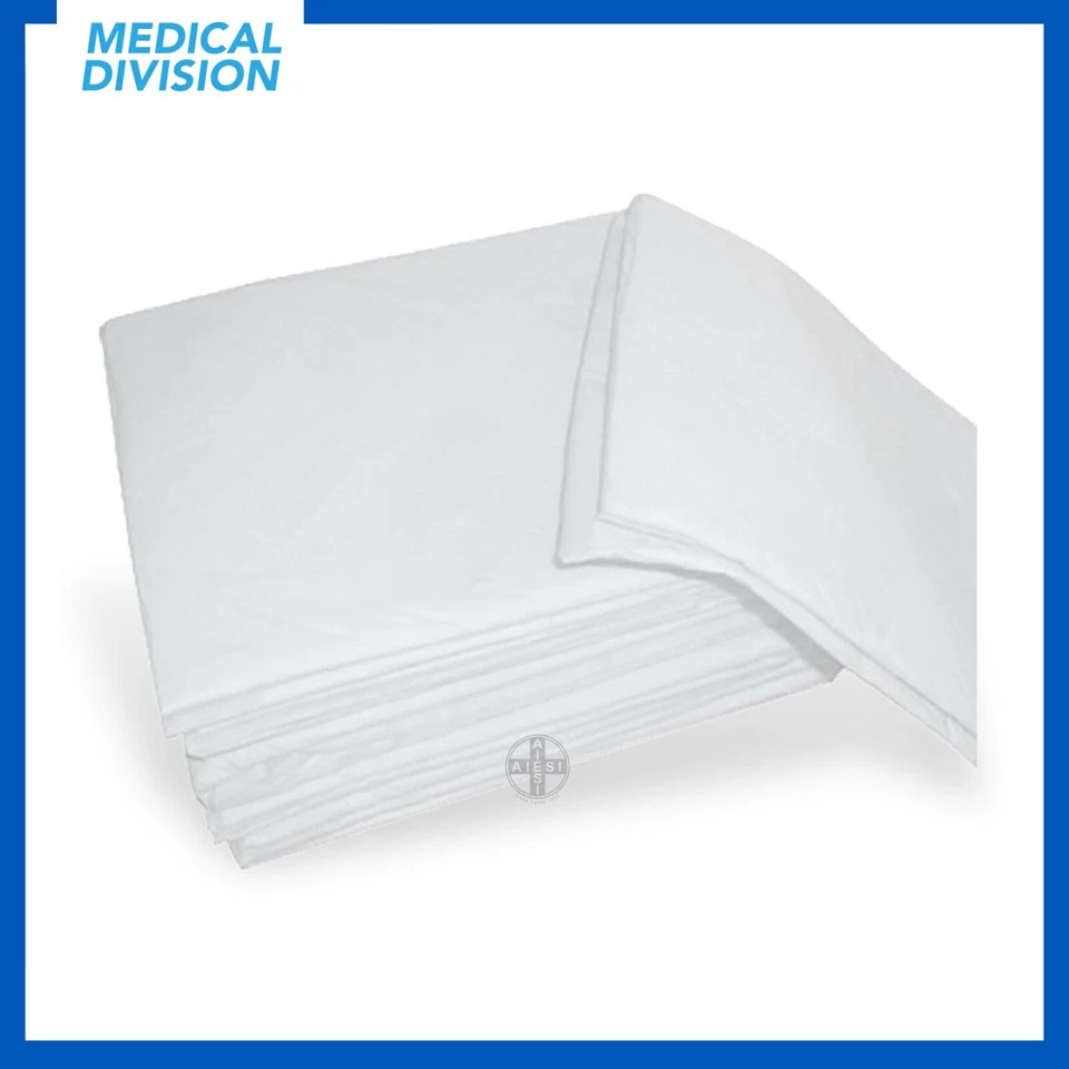 BENEFIS 100 Lenzuola monouso singole bianche in TNT 140x240 cm - lenzuolo singolo bianco