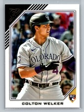 2022 Topps Gallery Colton Welker ROOKIE CARD #97 - Colorado Rockies