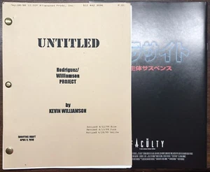 VTG 90s THE FACULTY FILM SCRIPT Jordana Brewster Clea DuVall Elijah Wood - Bild 1 von 7