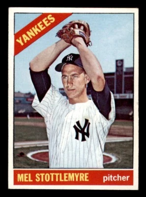 Topps Baseball #350 1966 Mel Stottlemyre EX Foto 1 de 2