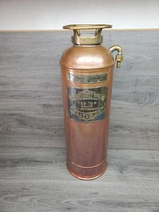 Vtg Copper And Brass Fire Extinguisher Makers The General MFG. Co. - Picture 1 of 13