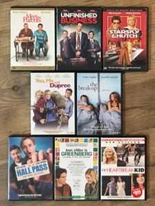 8 Movie DVD Lot: Owen Wilson, Vince Vaughn, Ben Stiller + More - Picture 1 of 2