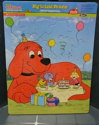 Roseart Scholastic Clifford's Surprise Party Puzzle New Factory Sealed 2002 - Image 1 of 4