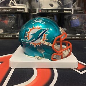 Tyreek Hill Signed Miami Dolphins Flash Alternate Mini Helmet Steiner CX