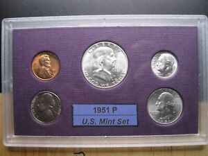 1951 P US Mint Set Brilliant Uncirculated!