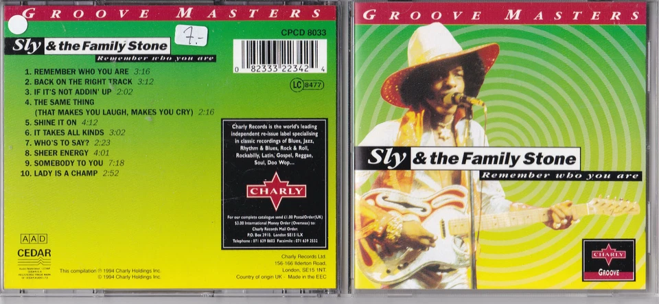 Sly & The Family Stone -Remember Who You Are- CD Charly Records near mint - Bild 1 von 1