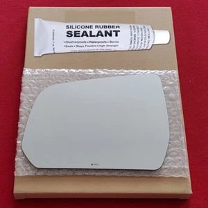 Mirror Glass Replacement + Silicone Adhesive For 17-20 Gmc Acadia Driver Side - Picture 1 of 4