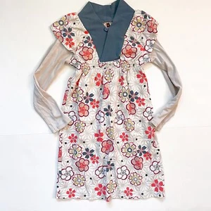 Tea Collection Double Decker Floral Dress, Size 6 - Picture 1 of 4