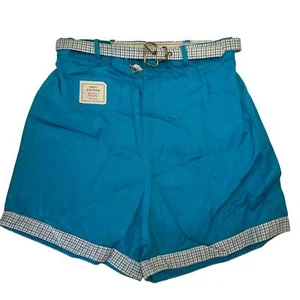 Vintage Girls Belted Shorts Bough-Manufacturing Size 14 - Picture 1 of 7