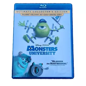 Monsters University Ultimate Collectors Edition BluRay+ BluRay 3D NO DVD DIGITAL - Picture 1 of 12