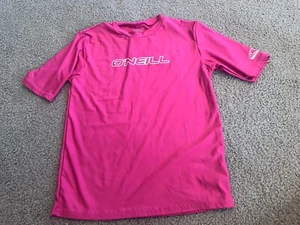 O’NEIL YOUTH BASIC SKINS 50+ S/S SUN SHIRT Watermelon Color Size 12 - Picture 1 of 4