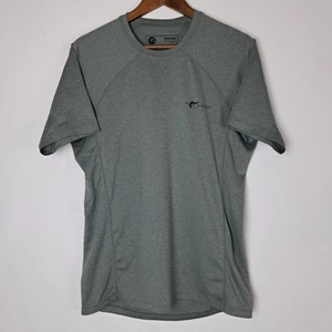 Stone Glacier T-Shirt Mens Medium Avro Synthetic Crew Polyester Gray S/S Hunting - Picture 1 of 16