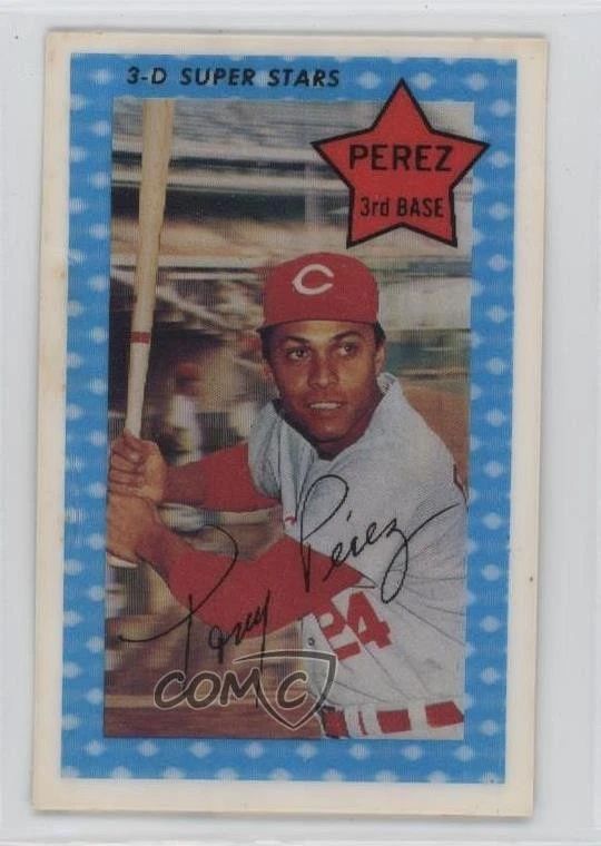 1971 Kellogg's 3-D Super Stars Tony Perez (1970 XOGRAPH) #58 HOF - Image 1 of 2