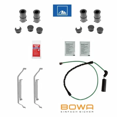 2001-06 BMW 330Ci 330i 330xi OEM Ate BOWA Front Brake Pad Installation Parts Kit - Image 1 of 4
