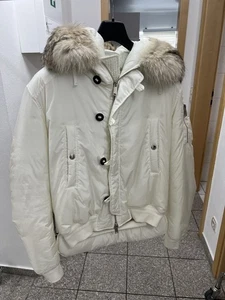 Dsquared Down Jacket Weiß Pelz Gr 54 Rar , Winterjacke - Bild 1 von 5