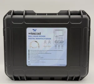 Digital Minifold Gauges HVAC, R22,R134A,R410,R502,R1234yf Vacuum Pressure 3  - Picture 1 of 3