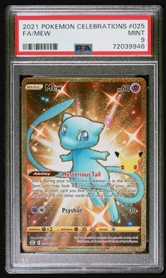 Pokemon TCG Celebraciones 2021 25 Aniversario Nuevo #025 Secreto Raro Como Nuevo PSA 9 Foto 1 de 4