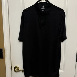 Nuevo con etiquetas Camisa Polo Hart Schaffner Marx Para Hombre Negra Tech Talla M - Imagen 1 de 9