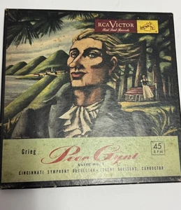 Grieg Peer Gynt Suite No 1 Cincinnati Symphony Eugene Goossend Vinyl 45 Box Of 2 - Picture 1 of 10