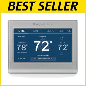 Wi-Fi Smart Thermostat, Programmable, Energy Star Certified - Picture 1 of 13