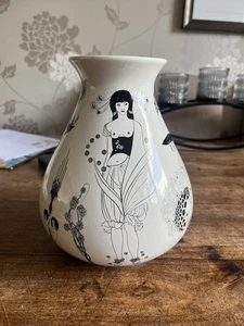 poole pottery beardsley Collection Vase 8 Inches - Picture 1 of 6