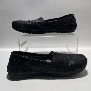 Bobs Sketchers Chill Luxe Flats Black Women’s 7 #33943 - Picture 1 of 12