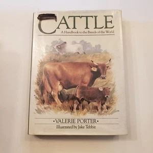 Cattle A Handbook to the Breeds of World Valerie Porter Illustrated Cow Guide - Picture 1 of 9