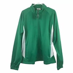 AUGUSTA SPORTSWEAR Full Zip Fleece Lined Jacket Womens XL Casual Golf Green NWT - Picture 1 of 8