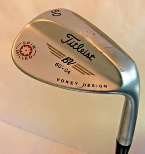 Titleist BV Lob Wedge Vokey Design 60/04* Spin Milled Right Handed - Picture 1 of 7