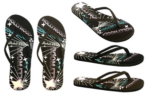 Nuovi sandali donna stampa hollywoodiana Glam Nubuck PU infradito spiaggia clearance-5018 - Foto 1 di 6
