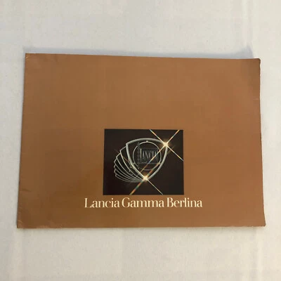 Catálogo folleto de venta de automóviles Lancia Gamma Berlina TEXTO ALEMÁN Foto 1 de 4