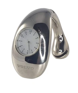 Volvo Clock Business Card Holder Salesman Promotional Collectible - Picture 1 of 10