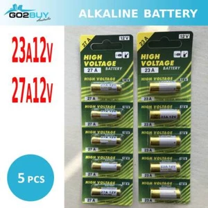 5x Alkaline 12V LR23A/LR27A Cell Batteries Remote Alarm Cemera - Picture 1 of 11