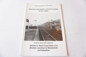 Diagramas de caja de señales BR planos de diseño de la década de 1950 Vol 6 West Coast Main Line en muy buena condición - Imagen 1 de 7