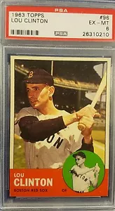 1963 TOPPS LOU CLINTON #96 PSA 6 EX/MT SET BREAK! - Picture 1 of 2