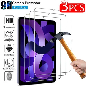 3Pack Tempered Glass Screen Protector For iPad 10.2 inch 2021 7th 8th 9th Gen HD - Photo 1 sur 8