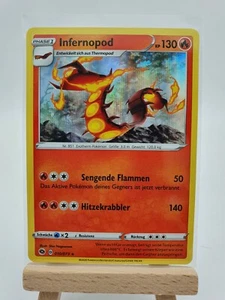Originale Pokemon Karte Infernopod Weg des Champs 010/073 Holo Rare Mint deutsch - Bild 1 von 2