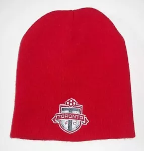 Toronto FC “All For One" Red Knit Beanie by N3 Sports -new - Picture 1 of 5