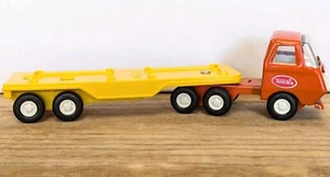 Vintage Tonka Mini Flatbed Semi 970 Yellow Orange from 1976 Beautiful Condition! - Picture 1 of 21
