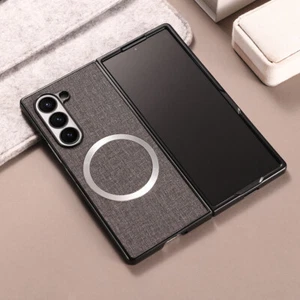 Magnetic Shockproof Cover For Samsung Galaxy Z Fold7 Z Fold6 Fold5 4 Hybrid Case - Picture 1 of 20