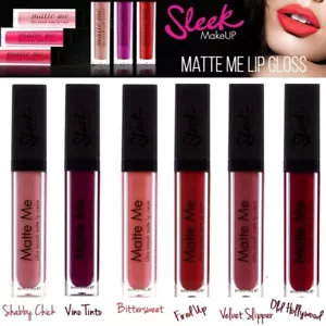 SLEEK Matte Lipstick, Lip Gloss Matte Me Makeup Lip Lips - Picture 1 of 24