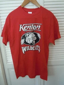 CAMICIA ROSSA GILDAN KENTON WILDCATS TAGLIA MEDIA SENZA ETICHETTE - Foto 1 di 2